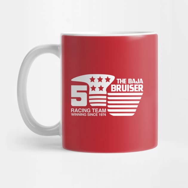 1974 - Baja Bruiser (Original - White on Red) by jepegdesign